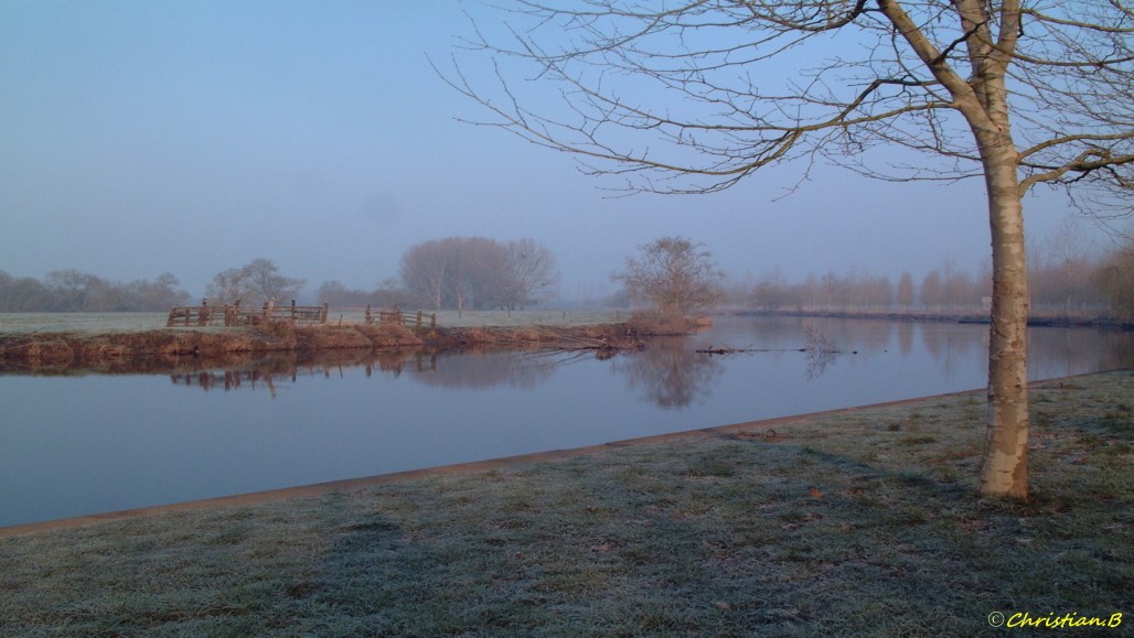Le moulin d'Ivray en hivers